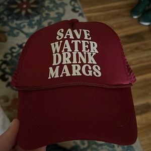 Save water drink margs trucker hat